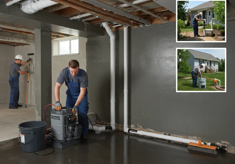 Basement Waterproofing and Flood Prevention process in New Hope, AL